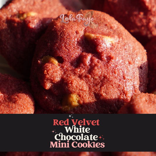 Red Velvet White Chocolate Mini Crispy Cookies (250G)