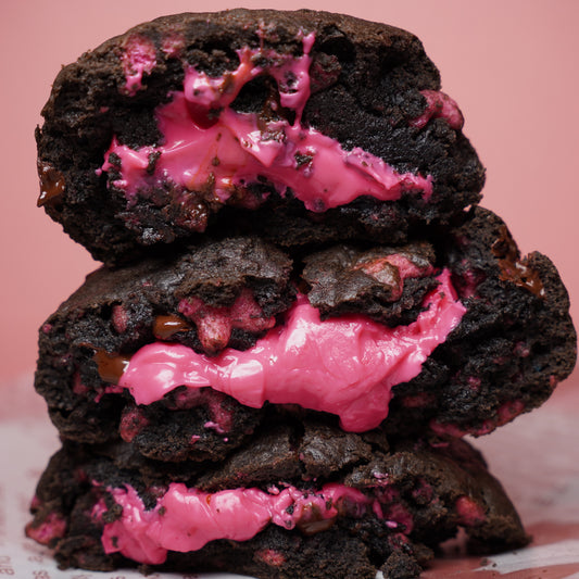 Black Pink Chunky Cookie